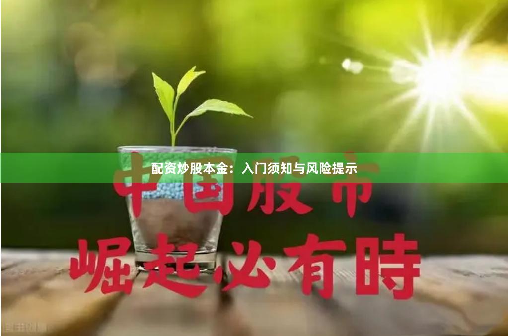 配资炒股本金：入门须知与风险提示