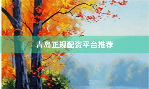 青岛正规配资平台推荐
